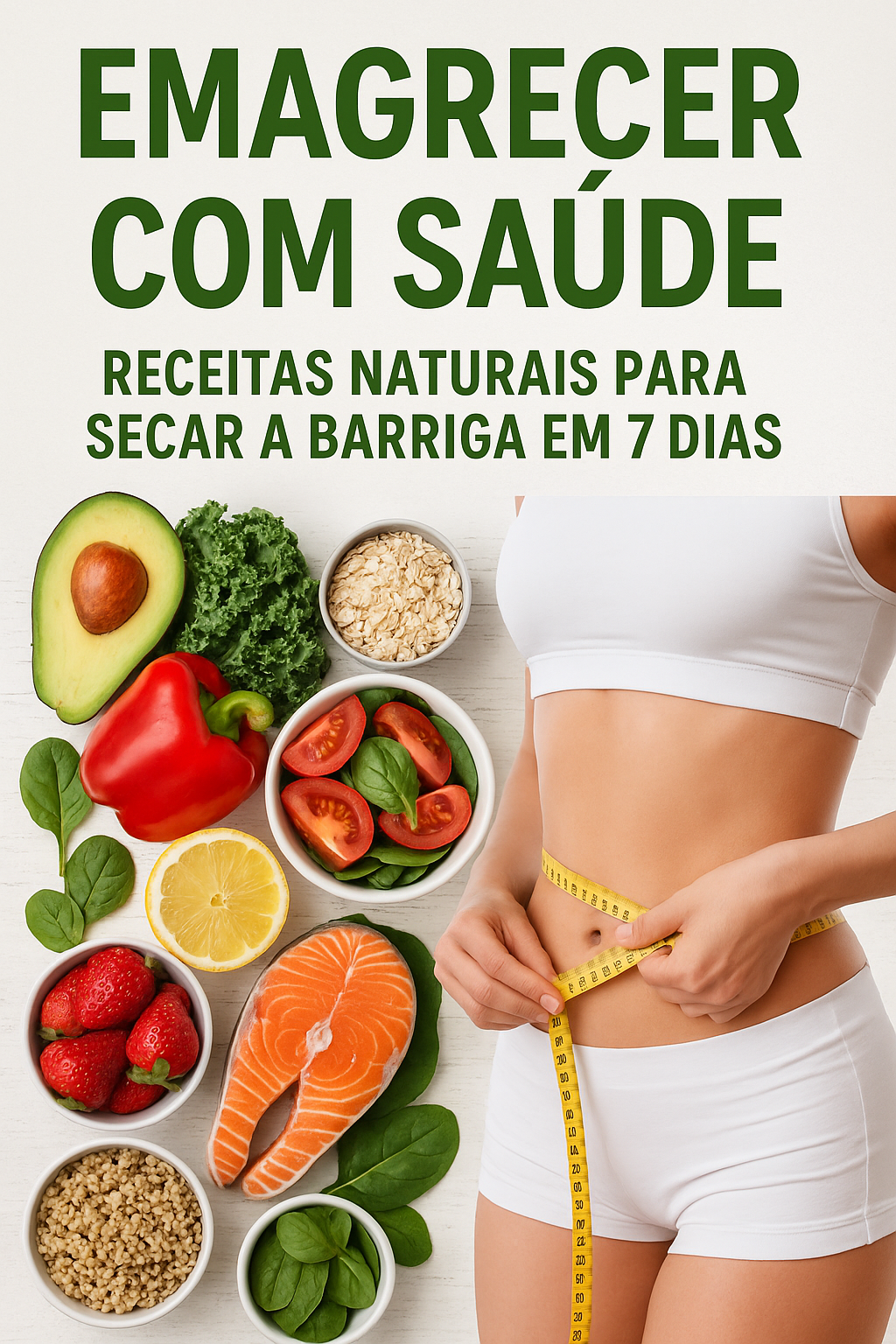 Emagrecer com Saúde - Receitas Naturais para Secar a Barriga em 7 Dias